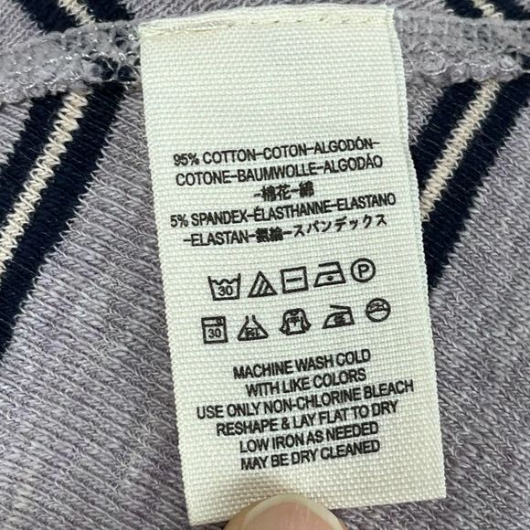 Free People Garden Stripe Purple Tunic Swing Tank Top Size Small - Picture 12 of 15